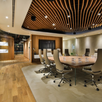 offices interior fit out contractor in sharjah by Jolly Media